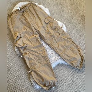 HALARA Mid Rise Drawstring Multi Pockets Casual Cargo Joggers